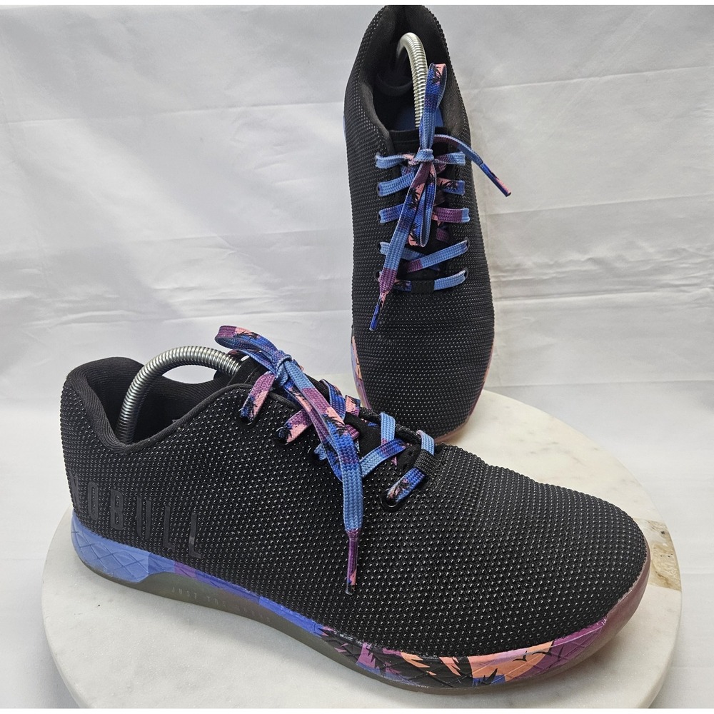 NOBULL West Coat Mesh Trainer Crossfit Athletic Shoes Mens 10.5 Black Womens 12‎
